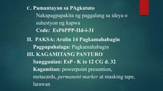 pagkamahabagin larawan|ESP 6 .